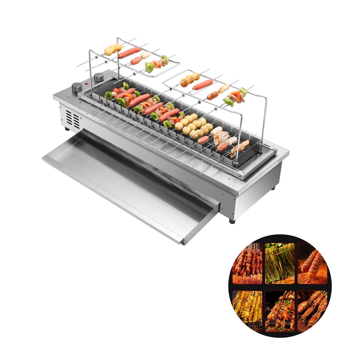 Amazon.com: Commercial Barbecue Oven,Automatic Flip Grill